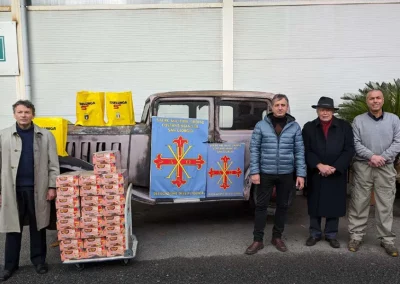 Liguria: donation at the French border