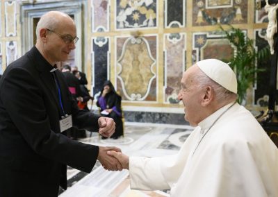 Treffen mit Papst Franziskus