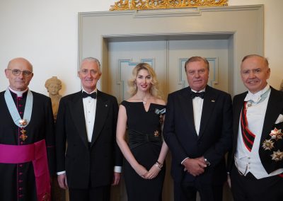 Zweite feierliche Investiturfeier der neuen Deutschen Delegation des Konstantinischen Georgsordens und des Königlichen Franziskusordens auf Schloss Frankenberg