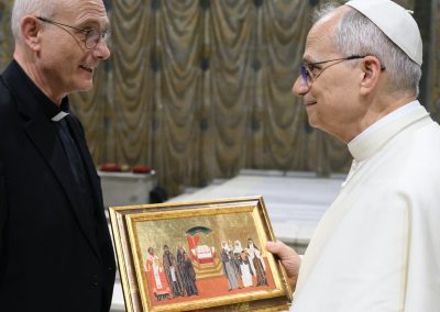 Prior des SMCO trifft Papst Leo XIV