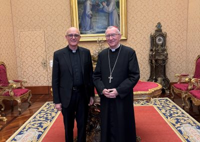 Treffen des Priors mit S. Em. Kardinalstaatssekretär Parolin